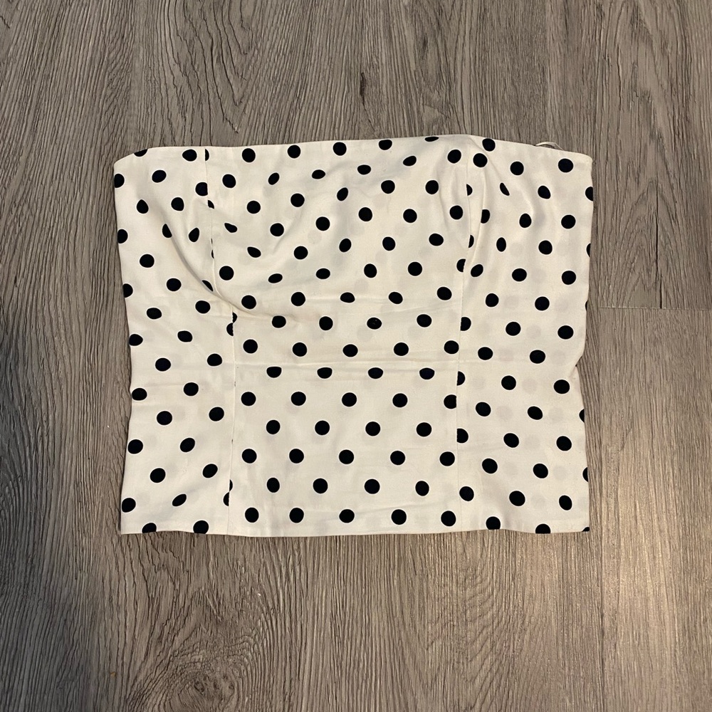 Reformation Paola top in malts BNWT